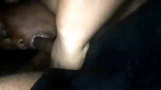 Bbw blowjob sloppy top crude backseat